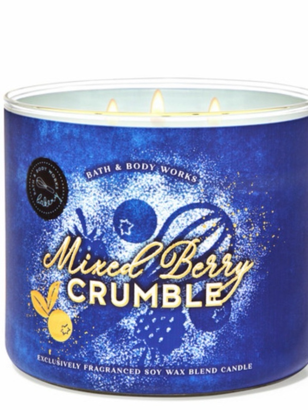 Bath & Body Works Mixed Berry Bramble 3 wick Candle